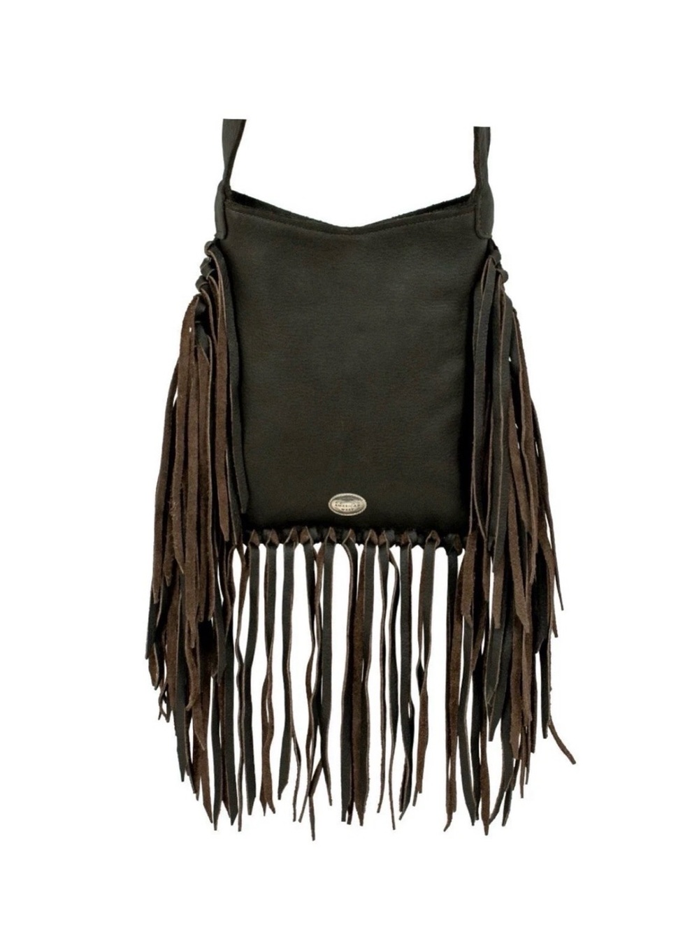 🤠American West Ringed Cowgirl Classic Crossbody - Genuine Leather & Hair-On CFB🔥 - Picture 5 of 7